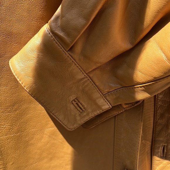 Vintage Donald Pliner men’s glove leather Italian jacket Men’s size 52 - Picture 6 of 6